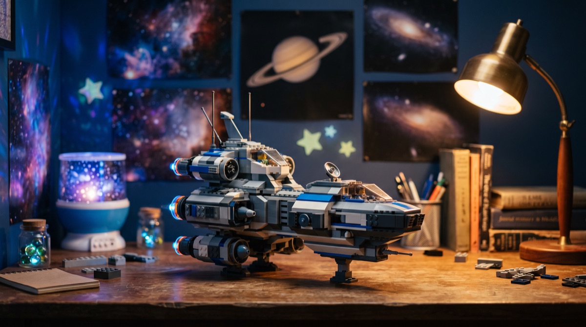 LEGO® dla małego astronauty — rakiety, promy i statki gwiezdne