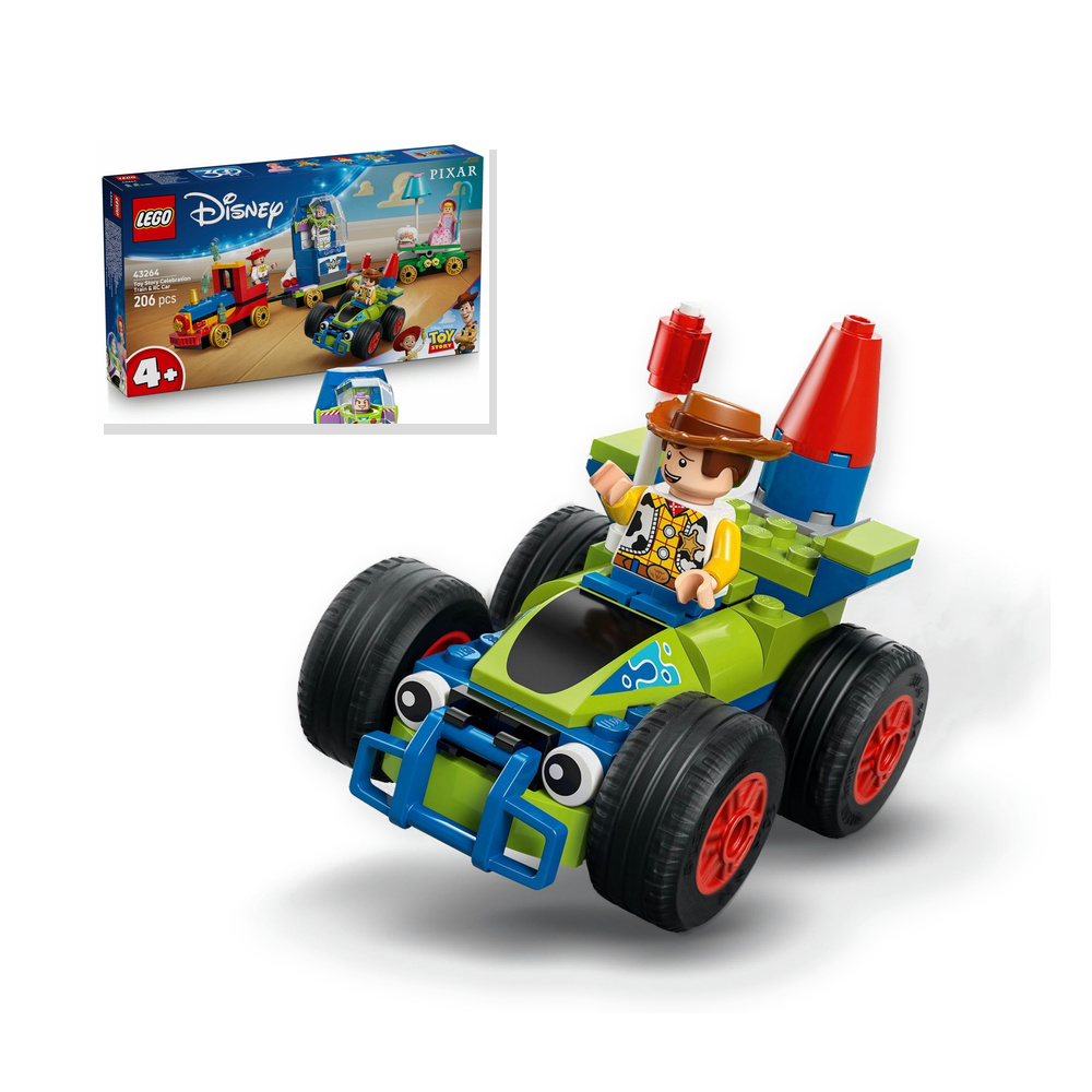 Klocki LEGO 43264 Toy Story Okolicznościowy pociąg i Pan Sterowany 206 el.