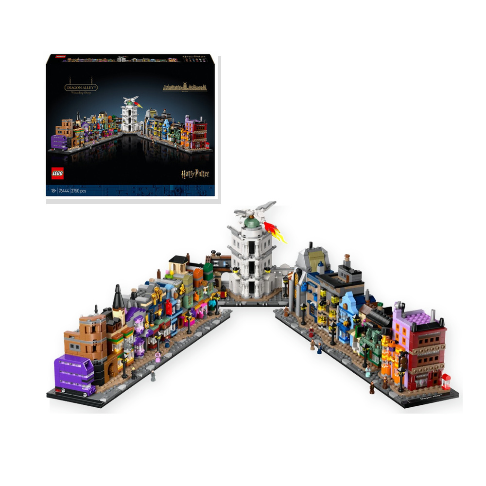 KLOCKI LEGO 76444 Sklepy na Ulicy Pokątnej Z SERII LEGO Harry Potter