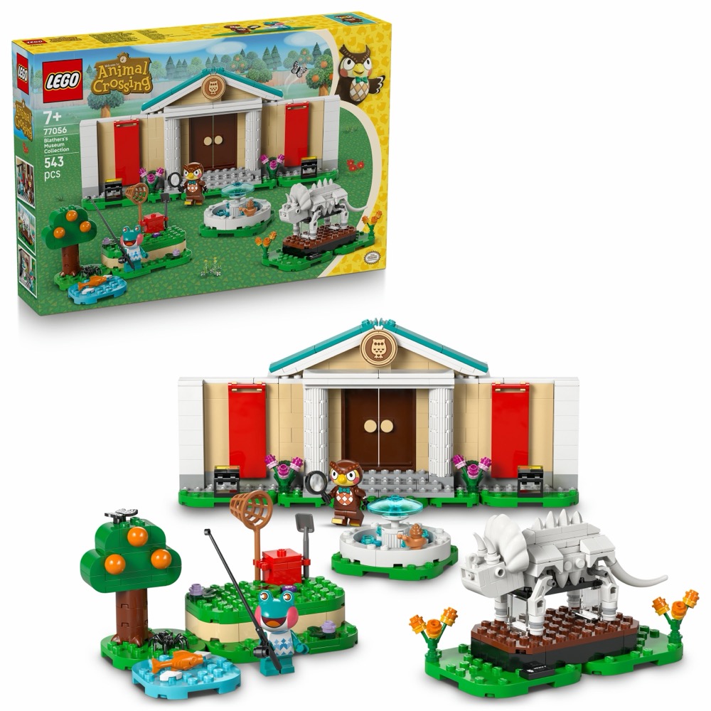 Klocki LEGO Animal Crossing 77056 Blathers i kolekcja muzealna — oryginalny zestaw klocków LEGO