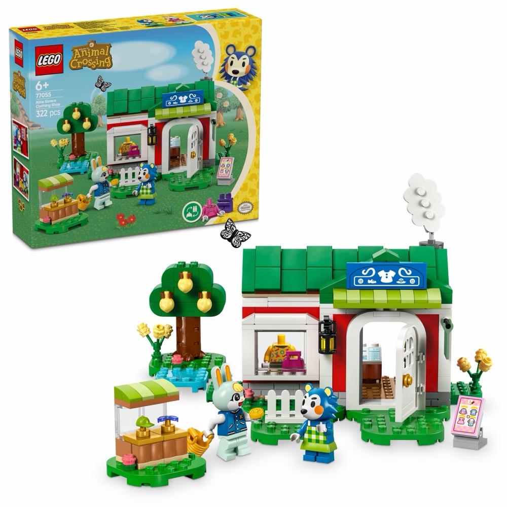 Klocki LEGO Animal Crossing - Able Sisters i sklep odzieżowy (77055) — oryginalny zestaw klocków LEGO