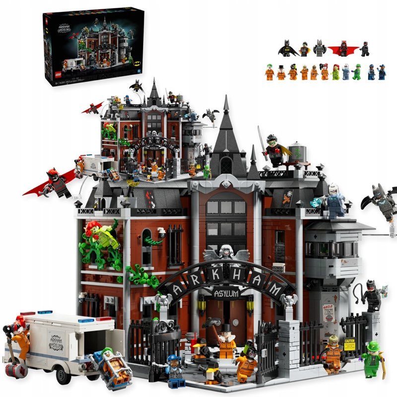 Klocki LEGO Batman 76300 Arkham Asylum — oryginalny zestaw klocków LEGO