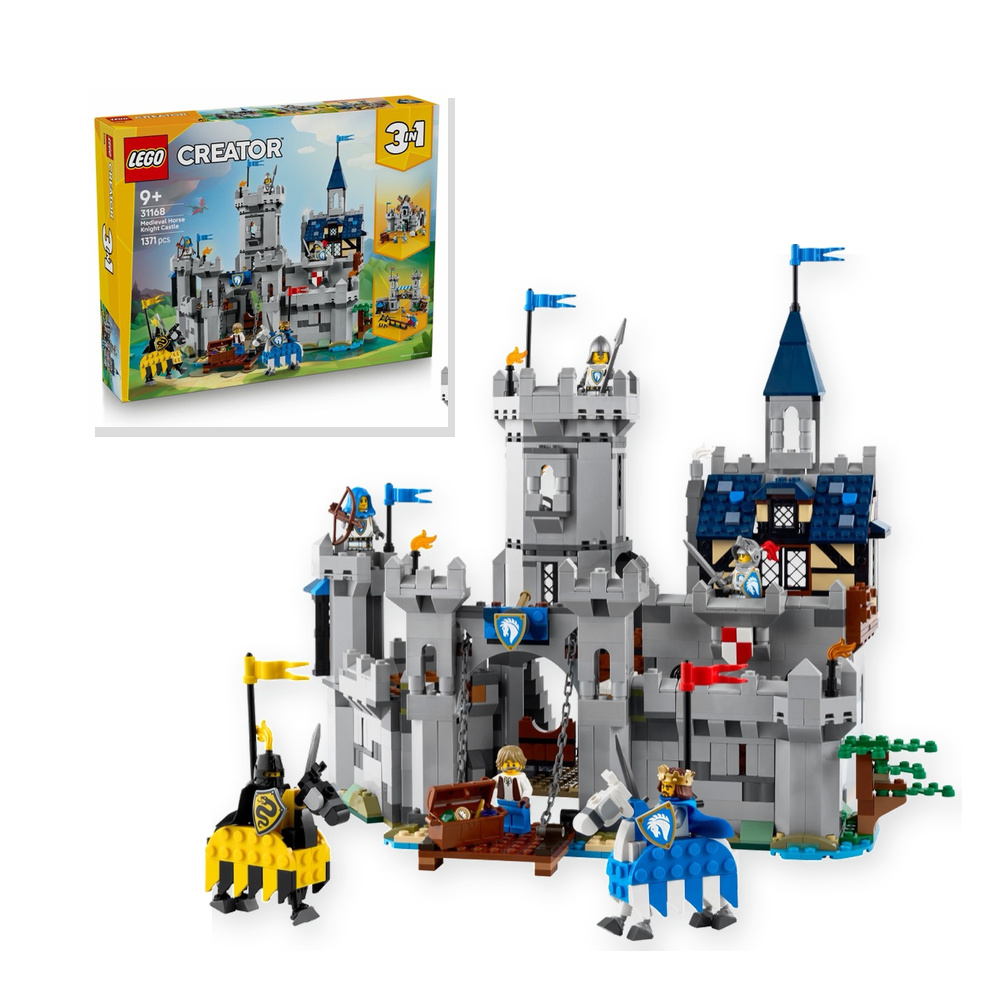 Klocki LEGO Creator 3 w 1 Zamek średniowieczny 31168 1371 elementów
