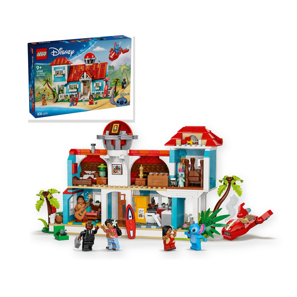 Klocki LEGO Disney 43268 Domek na plaży Lilo i Stitcha