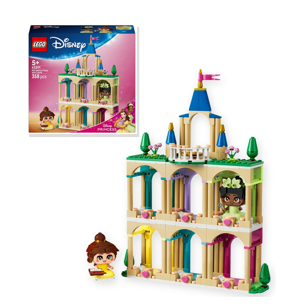 Klocki LEGO Disney Princess Zamek Mała Bella i Tiana 358 el. 5 lat +