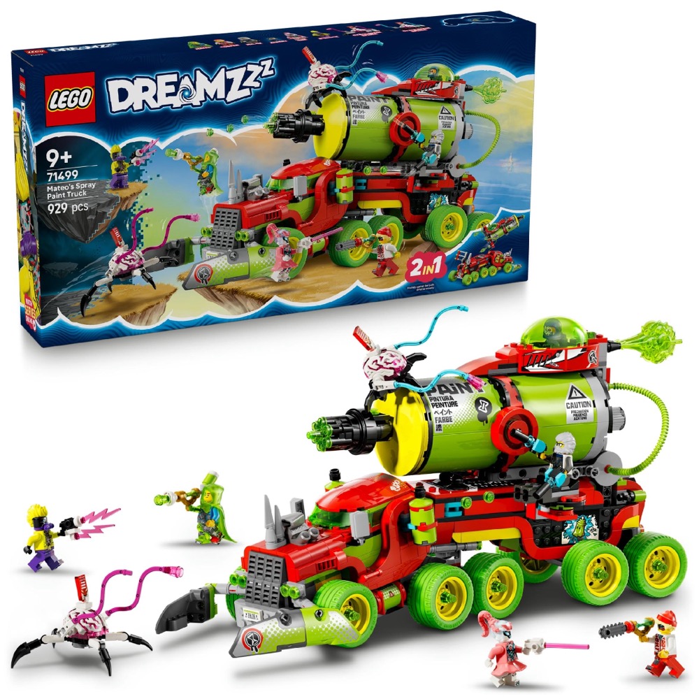 Klocki LEGO DREAMZzz Sprayowa ciężarówka Mateo 71499 — oryginalny zestaw klocków LEGO