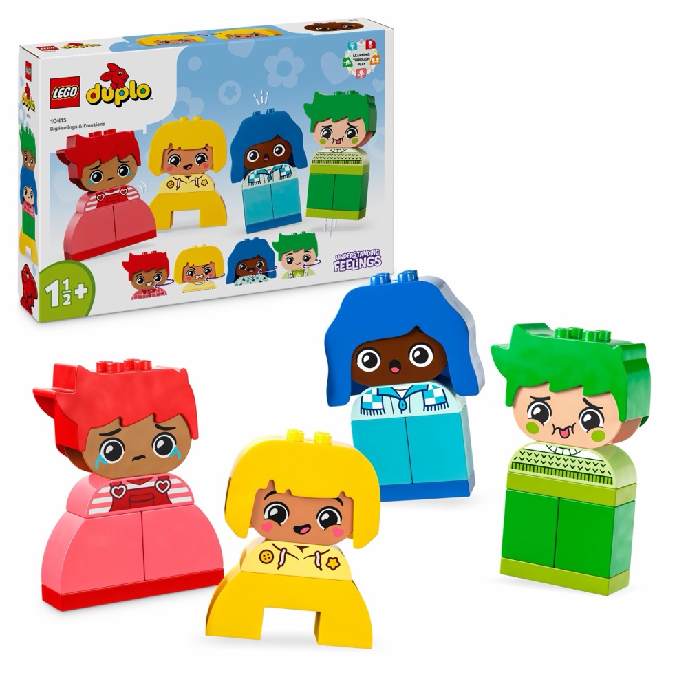 Klocki LEGO DUPLO Zestaw 10415 Moje uczucia i emocje 1,5 + 23pcs — oryginalny zestaw klocków LEGO