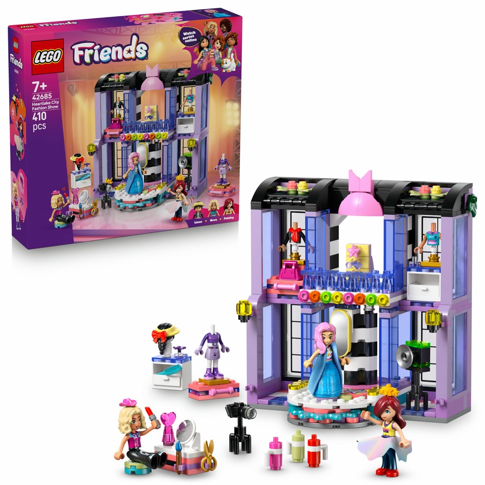 Klocki LEGO Friends 42685 Pokaz mody w mieście Heartlake — oryginalny zestaw klocków LEGO