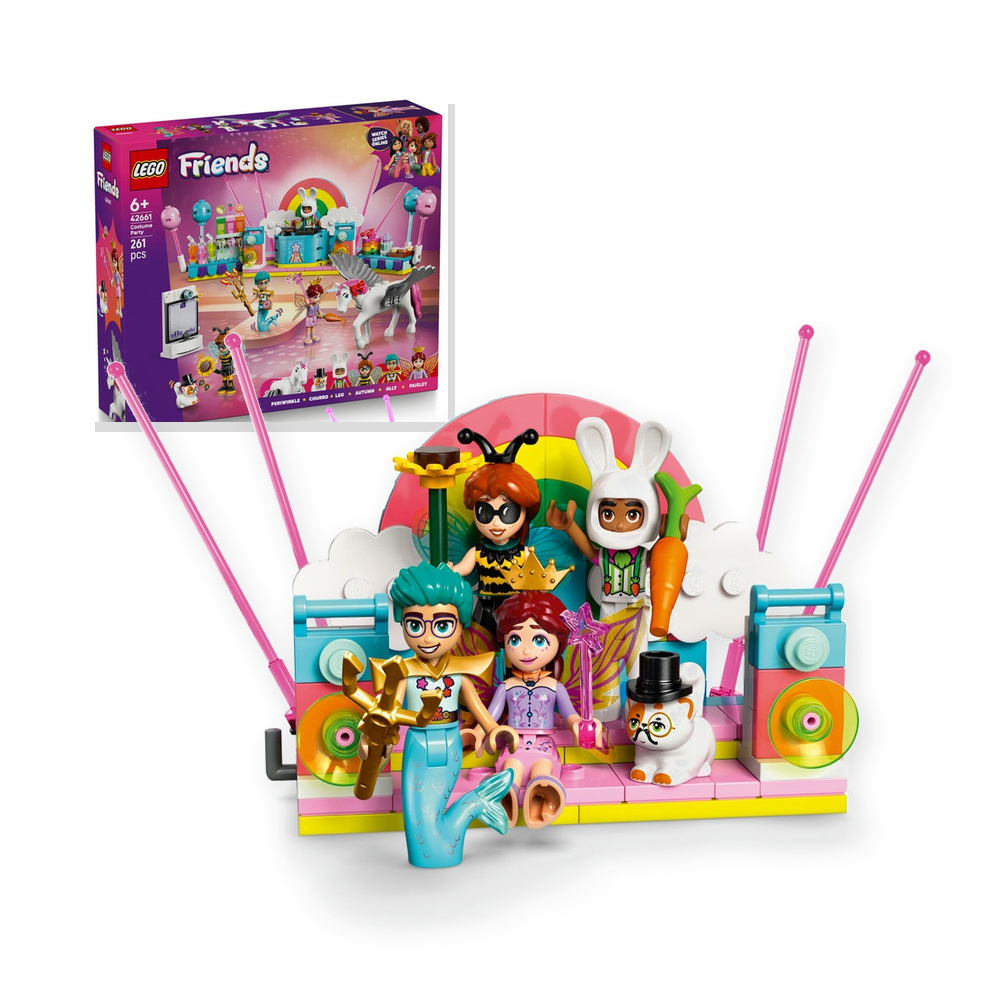 Klocki LEGO Friends Impreza kostiumowa z jednorożcem 42661 261 el.