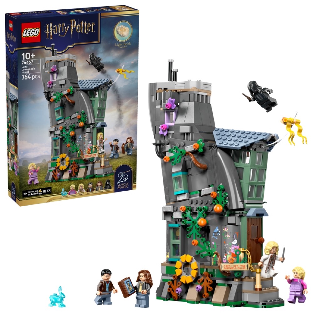 Klocki LEGO Harry Potter 76467 Dom Luny Lovegood — oryginalny zestaw klocków LEGO