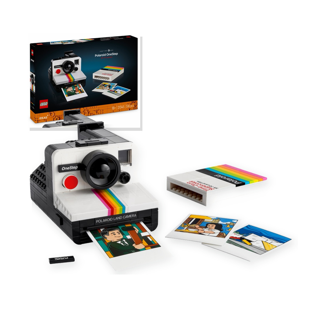 Klocki LEGO Ideas Aparat Polaroid OneStep SX-70 21345 18+ 516 elementów