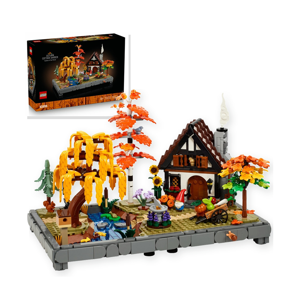 Klocki LEGO Jesienny ogród z chatką 11372 1102 elementy