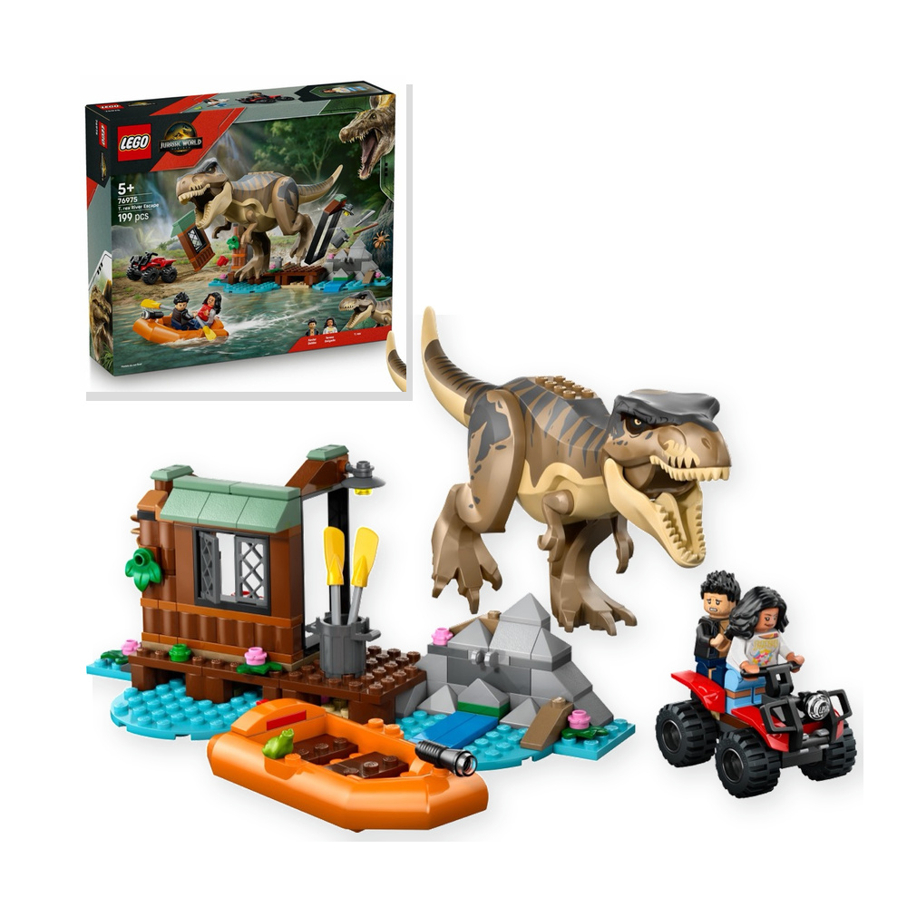Klocki LEGO Jurassic World 76975 Ucieczka rzeką przed tyranozaurem