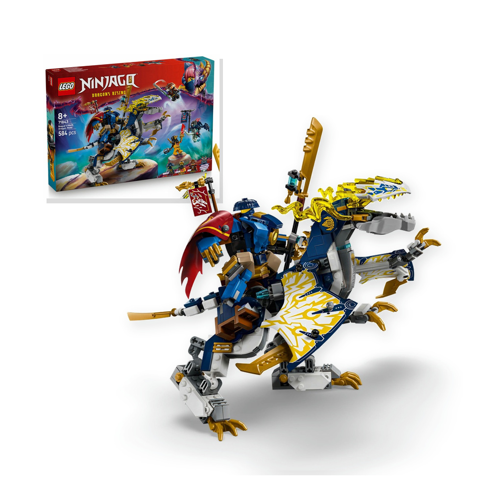 Klocki LEGO Ninjago 71843 Mech smoczego jeźdźca Rogue'a