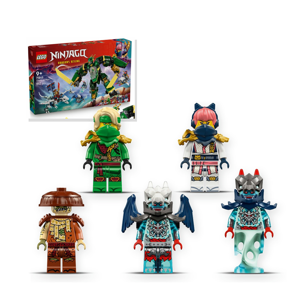 Klocki LEGO Ninjago 71845 Odrzutowy Mech Lloyda 9+ Zestaw Konstrukcyjny