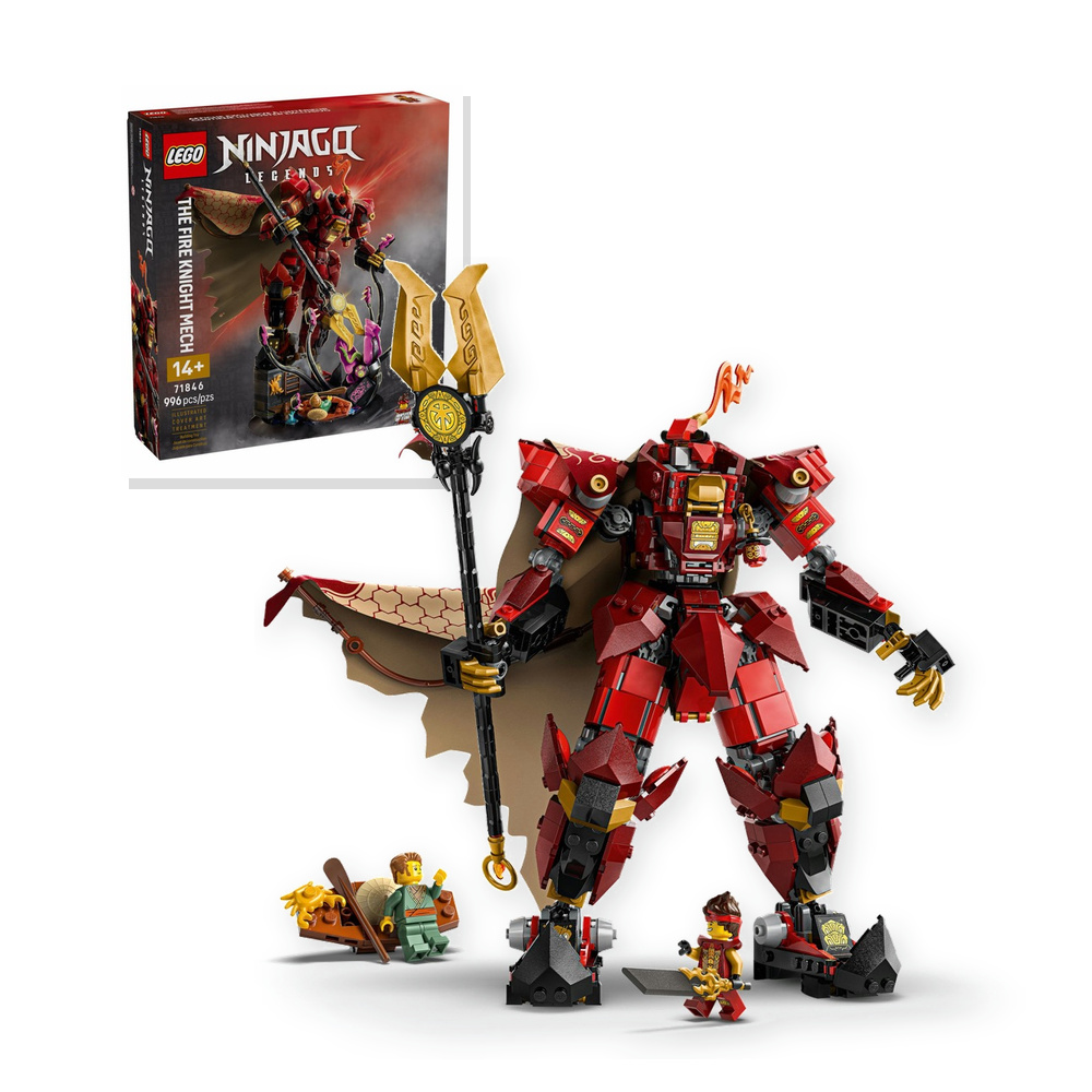 Klocki LEGO Ninjago 71846 Mech ognistego rycerza Ninjago Legends