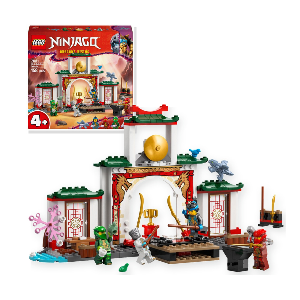 Klocki LEGO Ninjago Zestaw 71831 Świątynia Spinjitzu ninja 4+ 158pcs