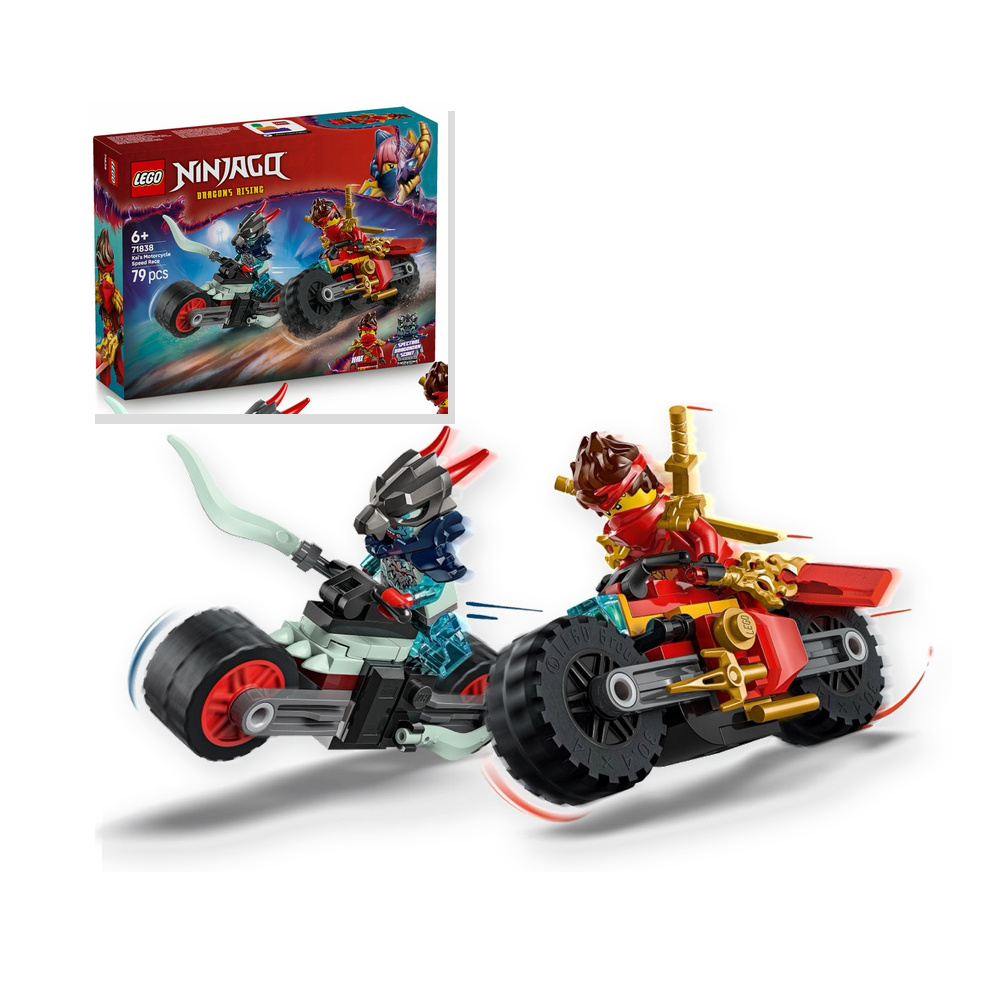Klocki LEGO Ninjago zestaw Kai i wyścigi motocyklowe 71838