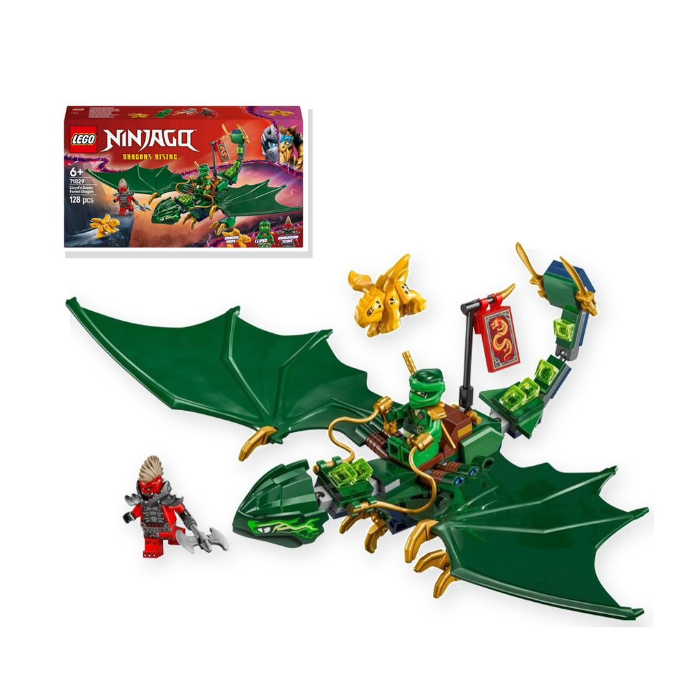 Klocki LEGO Ninjago Zielony leśny smok Lloyda 128 el. 6 lat +