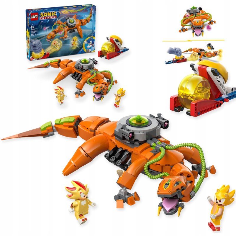 Klocki LEGO Sonic the Hedgehog 77003 Super Shadow kontra Biolizard — oryginalny zestaw klocków LEGO
