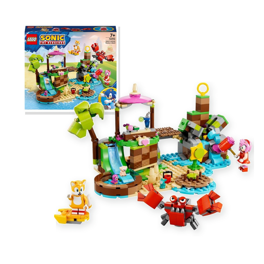 Klocki LEGO Sonic the Hedgehog Wyspa ratowania zwierząt Amy 7+