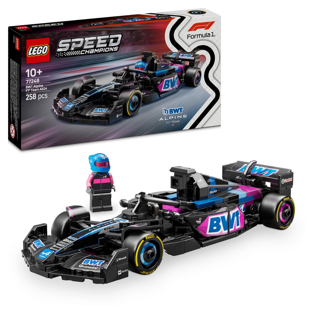 Klocki LEGO Speed Champions 77248 Zestaw Bolid F1 BWT Alpine Team A524 — oryginalny zestaw klocków LEGO