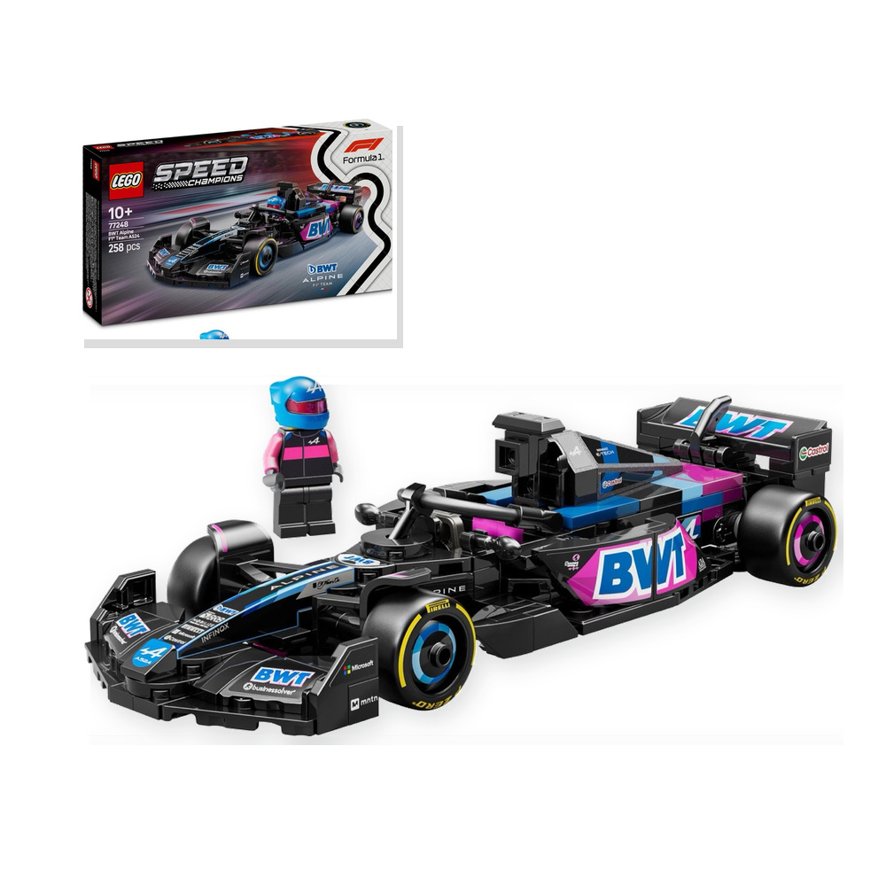 Klocki LEGO Speed Champions 77248 Zestaw Bolid F1 BWT Alpine Team A524