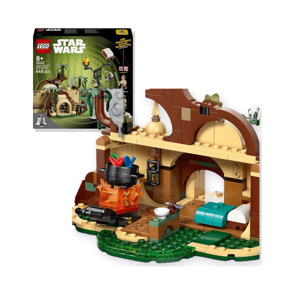 Klocki LEGO Star Wars Chatka Yody Dagobah 440 elementów SMART