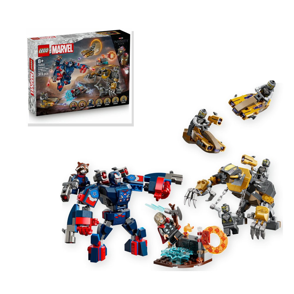 Klocki LEGO Super Heroes 76322 Avengers: Koniec gry Thor kontra Chitauri