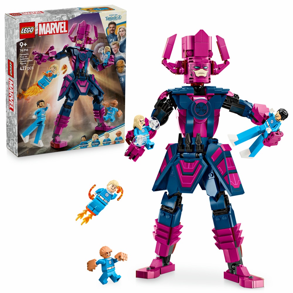 Klocki LEGO Super Heroes Fantastyczna Czwórka kontra Galactus 76316 427 el. — oryginalny zestaw klocków LEGO