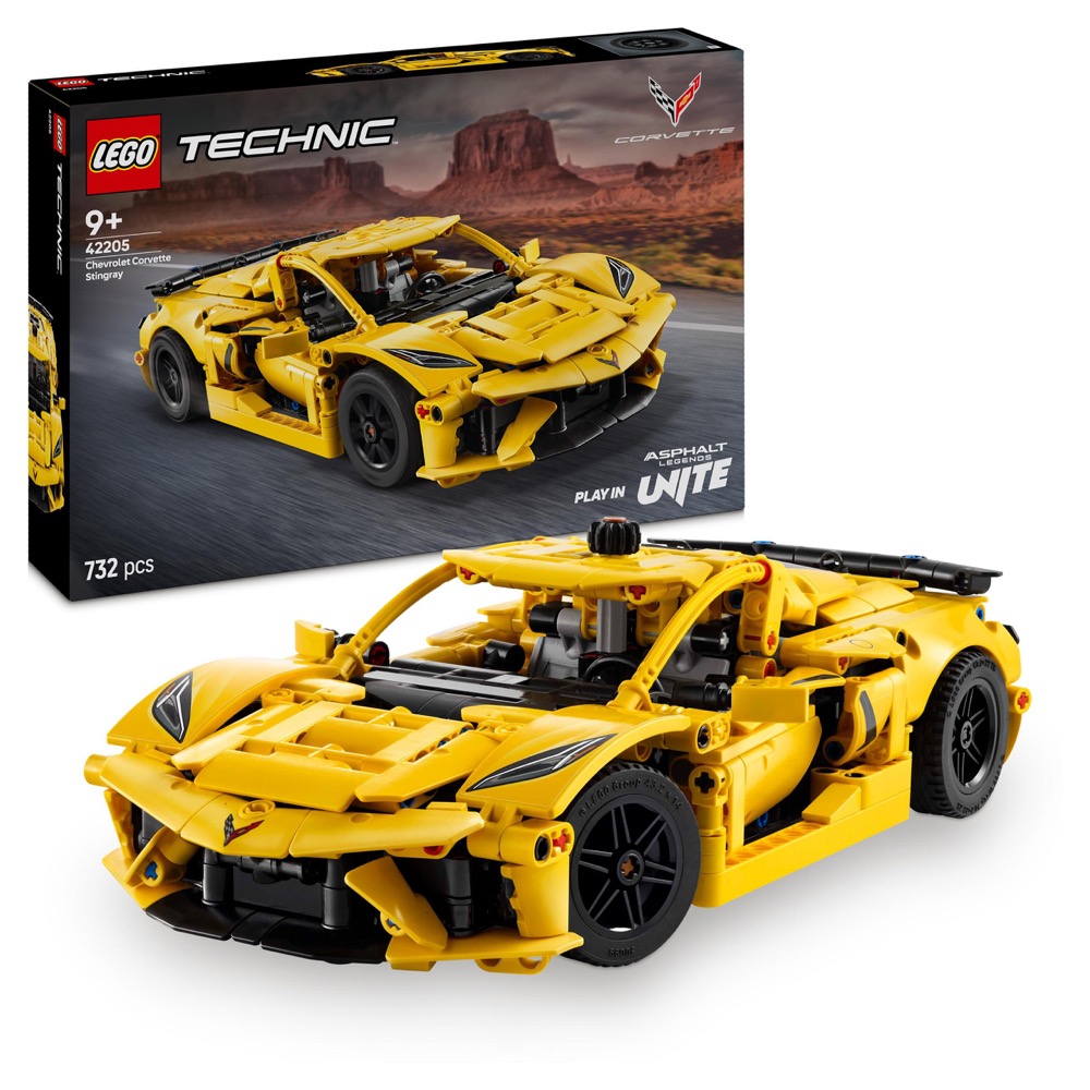 Klocki LEGO Technic 42205 Chevrolet Corvette Stingray — oryginalny zestaw klocków LEGO