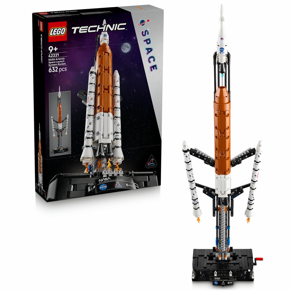 Klocki LEGO Technic Rakieta SLS NASA Artemis 632 elementy od 9 lat — oryginalny zestaw klocków LEGO