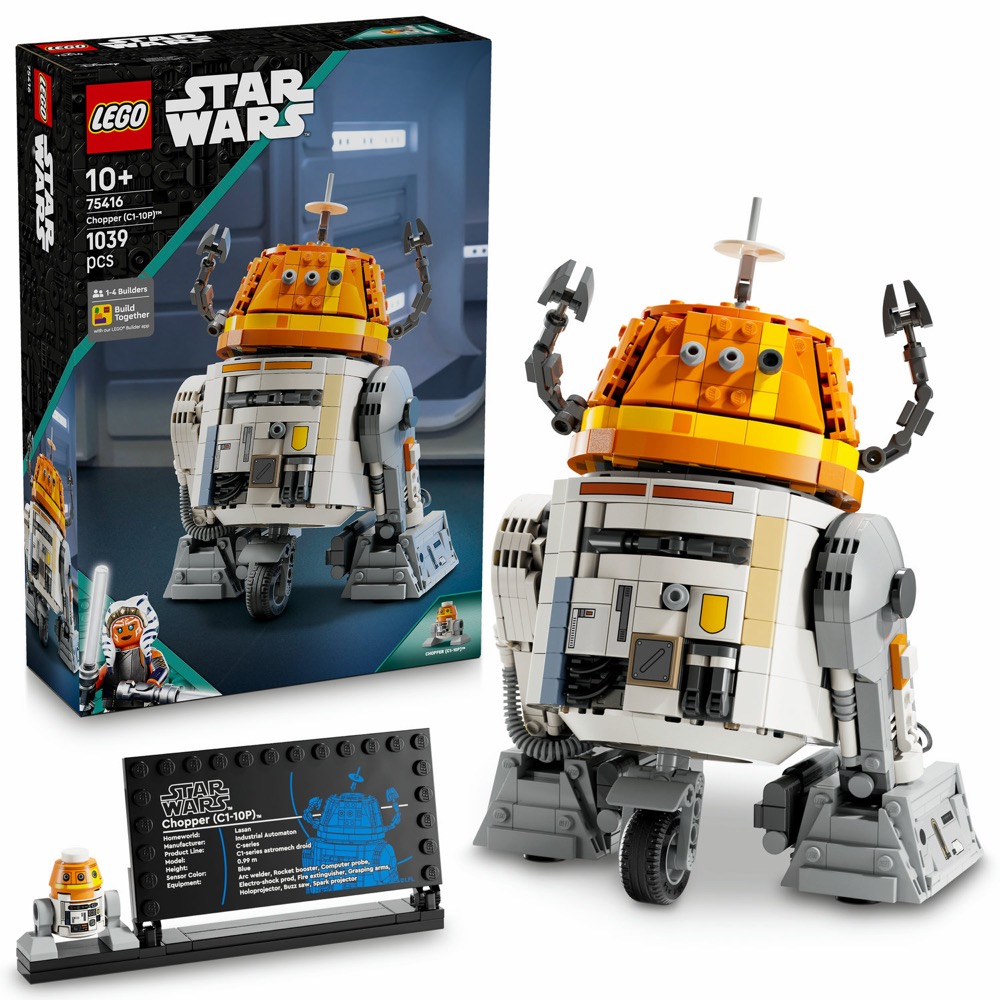 Klocki Star Wars 75416 Droid astromechaniczny Chopper (C1-10P) LEGO — oryginalny zestaw klocków LEGO