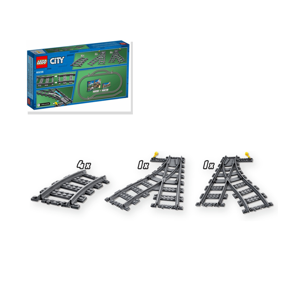 Klocki Zwrotnice LEGO City 60238