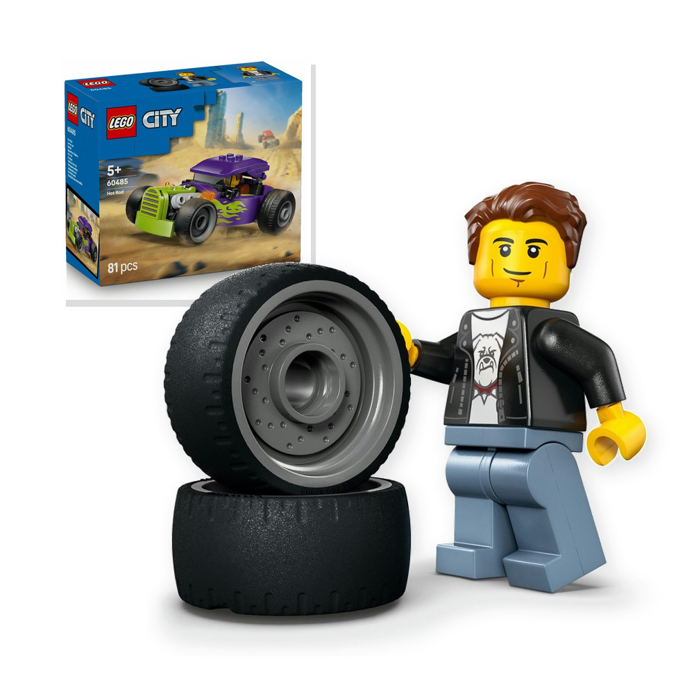 LEGO 60485 City - Hot rod Zestaw z wyścigowym hot rodem