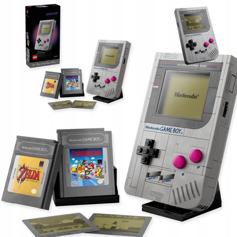 LEGO 72046 Game Boy Nintendo, zestaw klocków +18 lat — oryginalny zestaw klocków LEGO
