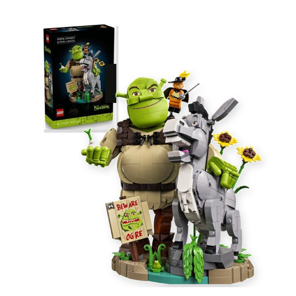 LEGO 72423 Shrek, Osiołek i Kot w butach