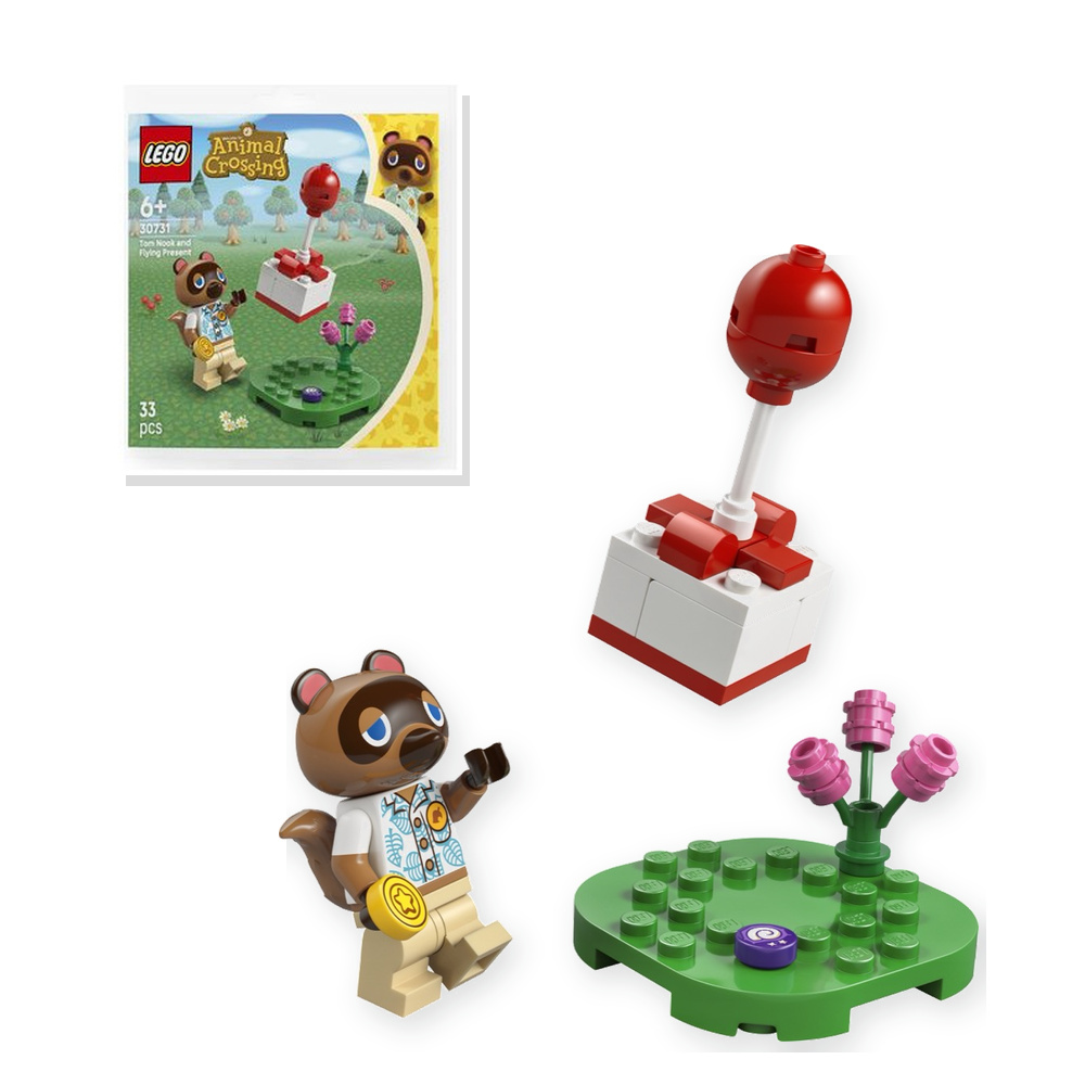 LEGO Animal Crossing Tom Nook i latający prezent 30731