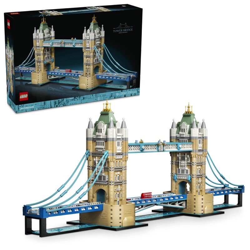 LEGO Architecture 21067 Tower Bridge — oryginalny zestaw klocków LEGO
