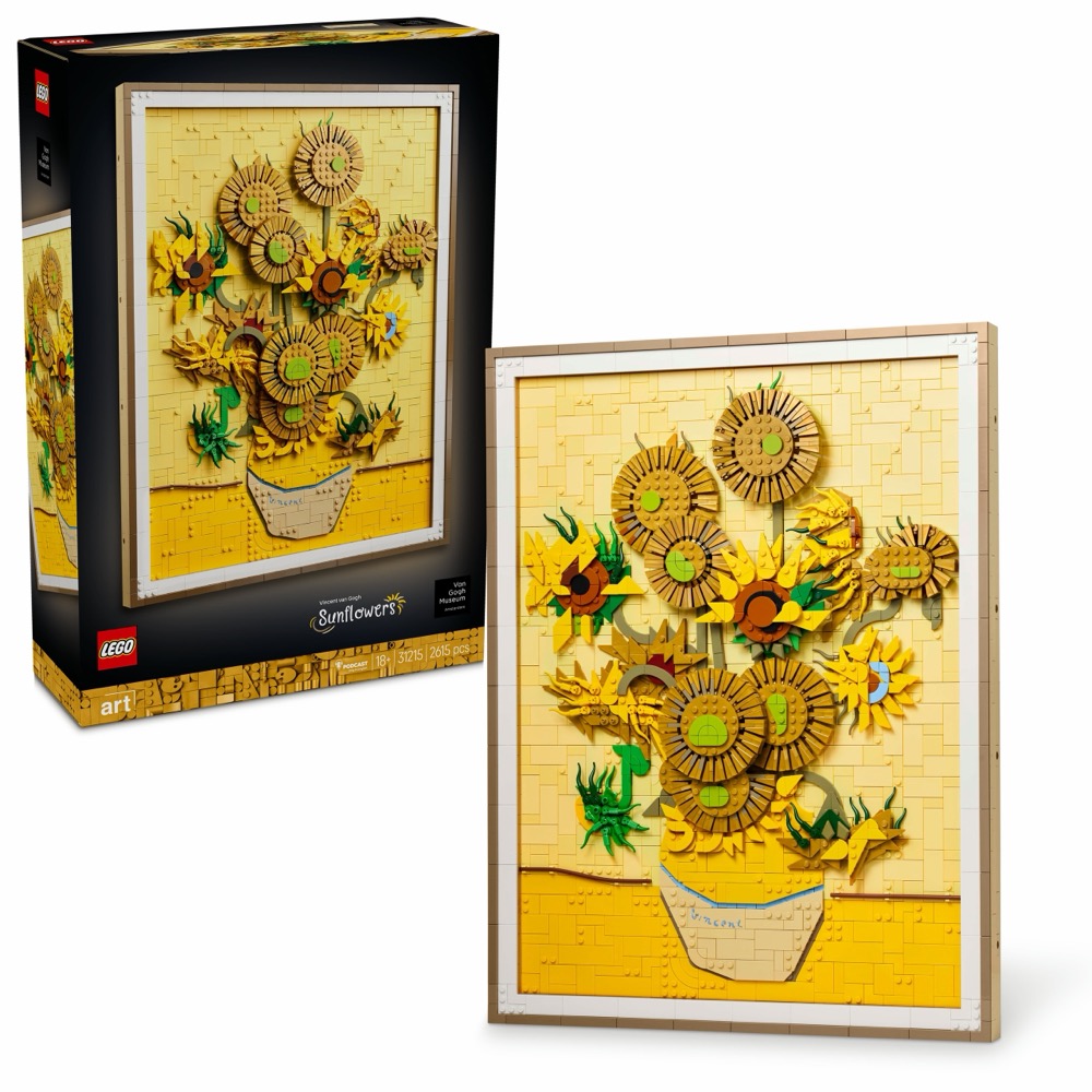 LEGO Art 31215 Vincent van Gogh Słoneczniki — oryginalny zestaw klocków LEGO