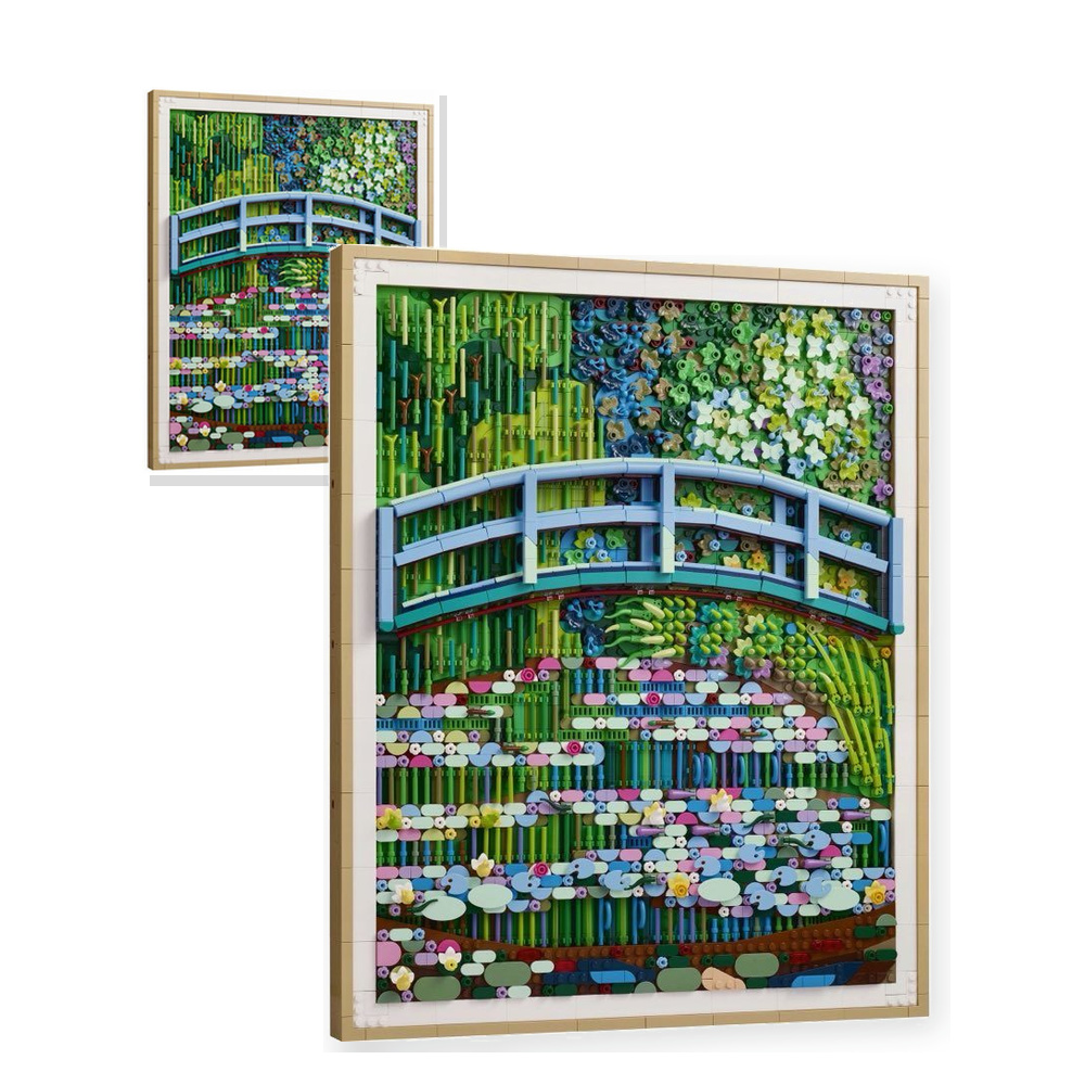 LEGO Art 31220 Claude Monet - Most nad stawem z liliami wodnymi