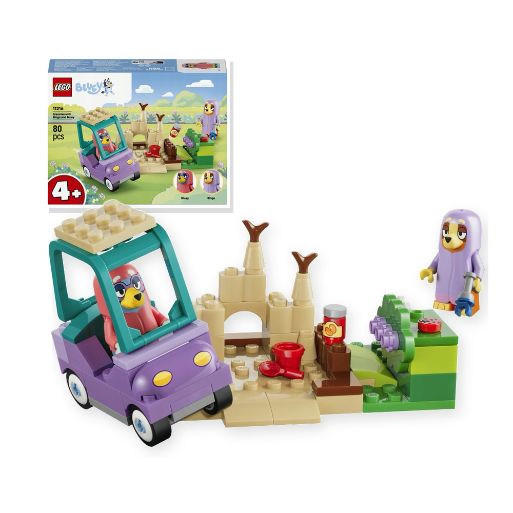 LEGO Bluey 11216 Bingo, Bluey i babcia