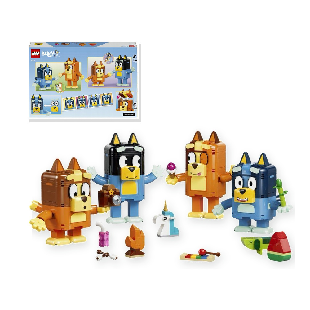 LEGO Bluey 11217 Bluey i jej rodzina z klocków