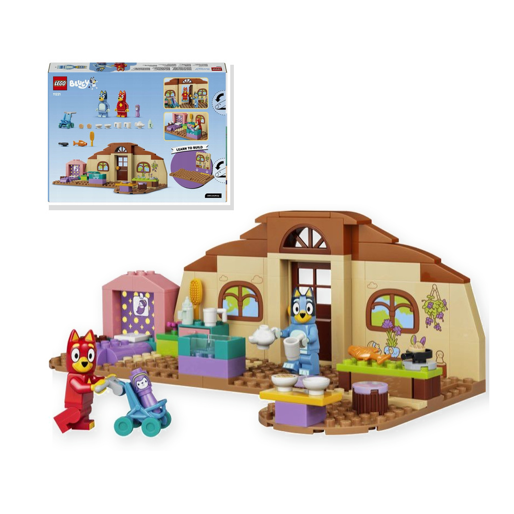 LEGO Bluey 11221 Rusty, Bluey i szkoła