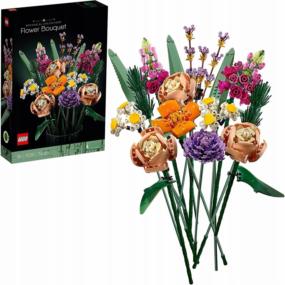 LEGO Botanicals 10280 Bukiet kwiatów — oryginalny zestaw klocków LEGO