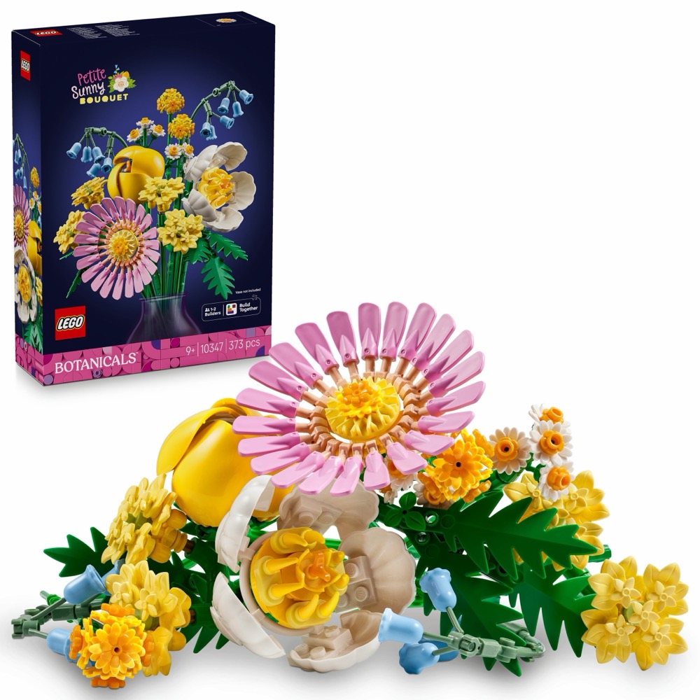LEGO Botanicals 10347 Mały Słoneczny Bukiet — oryginalny zestaw klocków LEGO