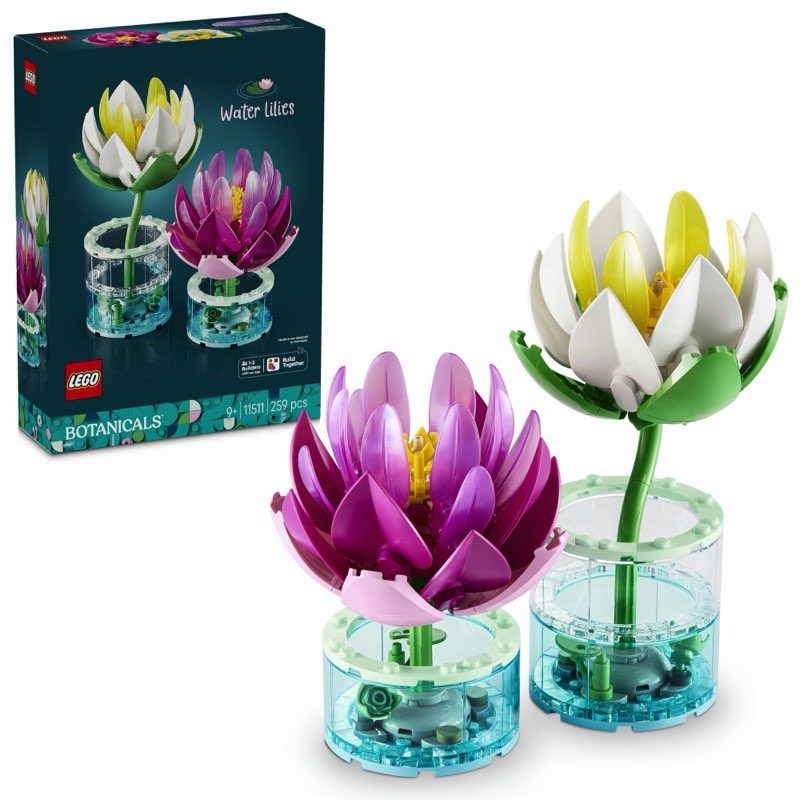 LEGO Botanicals 11511 Lilia wodna — oryginalny zestaw klocków LEGO