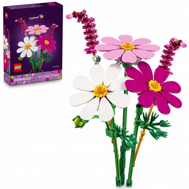 LEGO Botanicals 11514 Kosmosy — oryginalny zestaw klocków LEGO