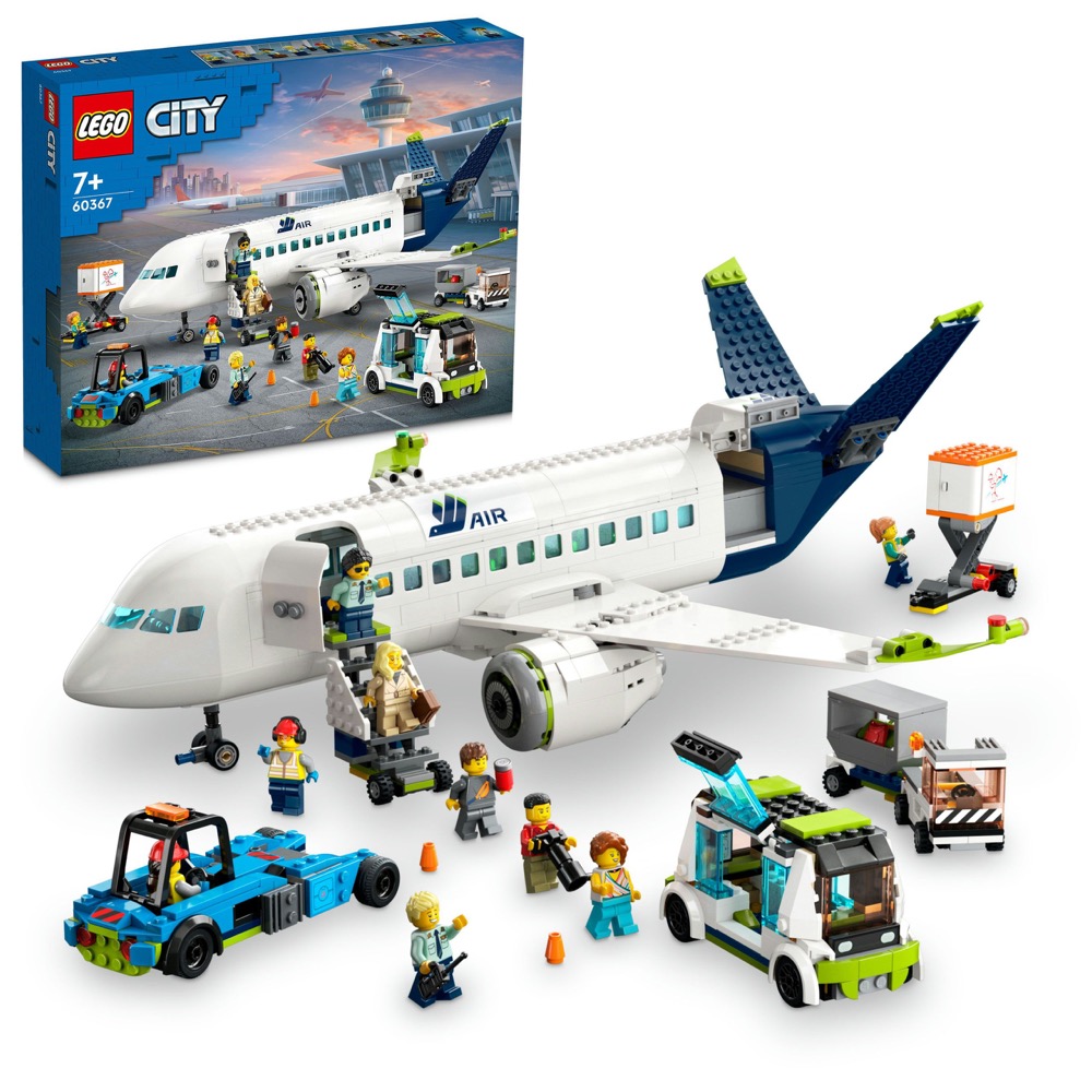 LEGO City 60367 Samolot pasażerski — oryginalny zestaw klocków LEGO