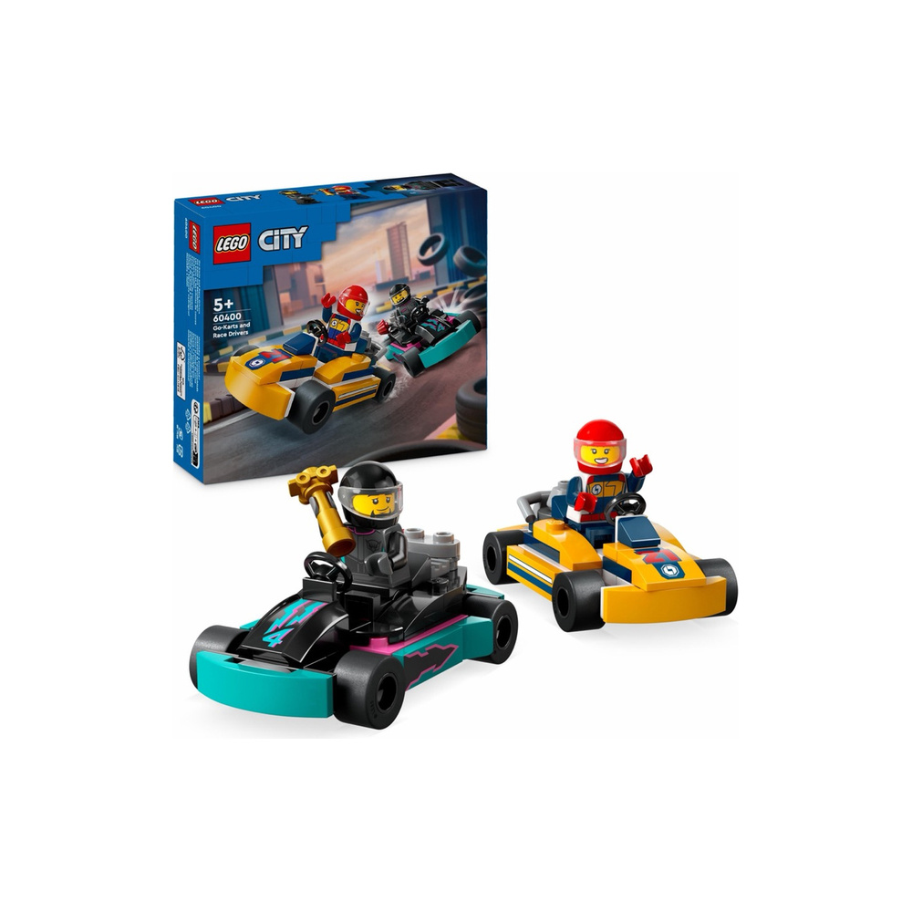 LEGO City 60400 Gokarty i kierowcy wyścigowi